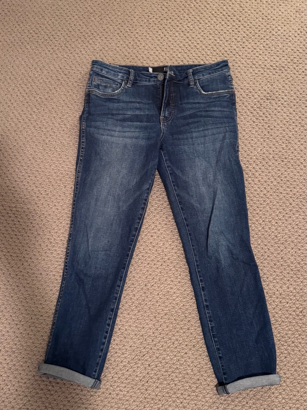Kut from the Kloth Medium Wash Boyfriend Jeans